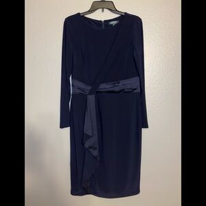 Lauren Ralph Lauren chic sheath dress with accent